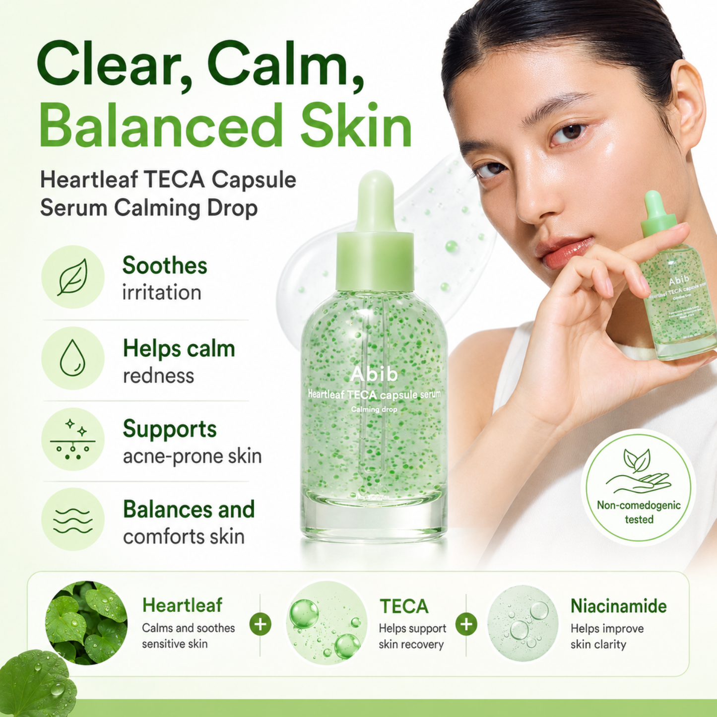 ABIB Heartleaf TECA Capsule Serum Calming Drop 50ml