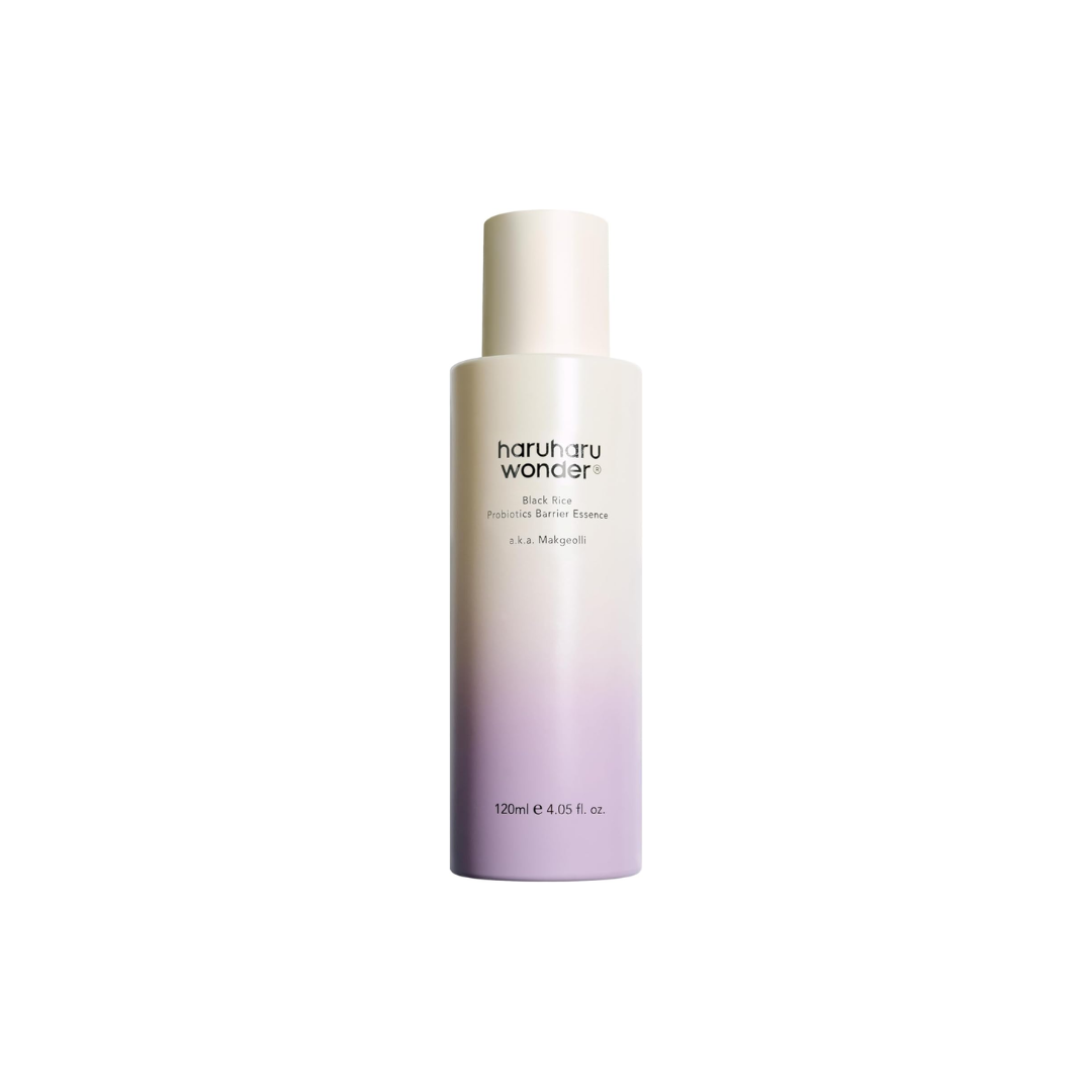 HARUHARU WONDER Black Rice Probiotics Barrier Essence is a nourishing essence designed to strengthen the skin barrier and boost hydration. Infused with Black Rice Extract and Probiotics like Galactomyces Ferment Filtrate and Bifida Ferment Filtrate, it supports skin repair and improves elasticity. Ceramide NP and Squalane fortify the skin barrier, while Panthenol and Shea Butter deliver deep moisture and soothing care. Lightweight yet deeply hydrating, this essence absorbs quickly, leaving the skin smooth,