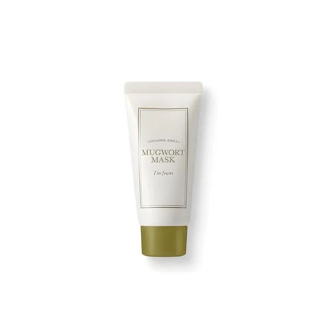 I’M FROM Mugwort Mask is a soothing wash-off mask formulated with Artemisia Princeps (Mugwort) Leaf Powder to calm irritation and purify the skin. Rich in natural antioxidants and healing botanicals like Centella Asiatica, Licorice Root, and Chamomile, it helps reduce redness and balance excess oil while keeping the skin hydrated.
The soft gel texture feels cooling on the skin, instantly relieving sensitivity and leaving the complexion clear, refreshed, and smooth after rinsing.
Suitable for: All skin typ