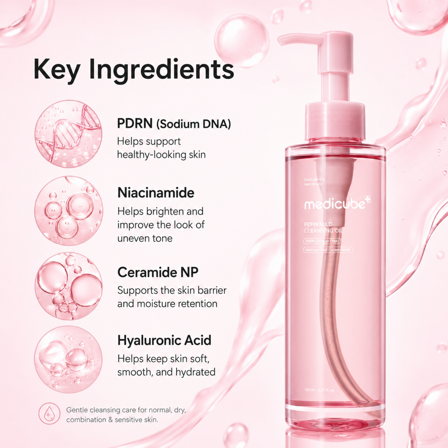 MEDICUBE PDRN Mild Cleansing Oil