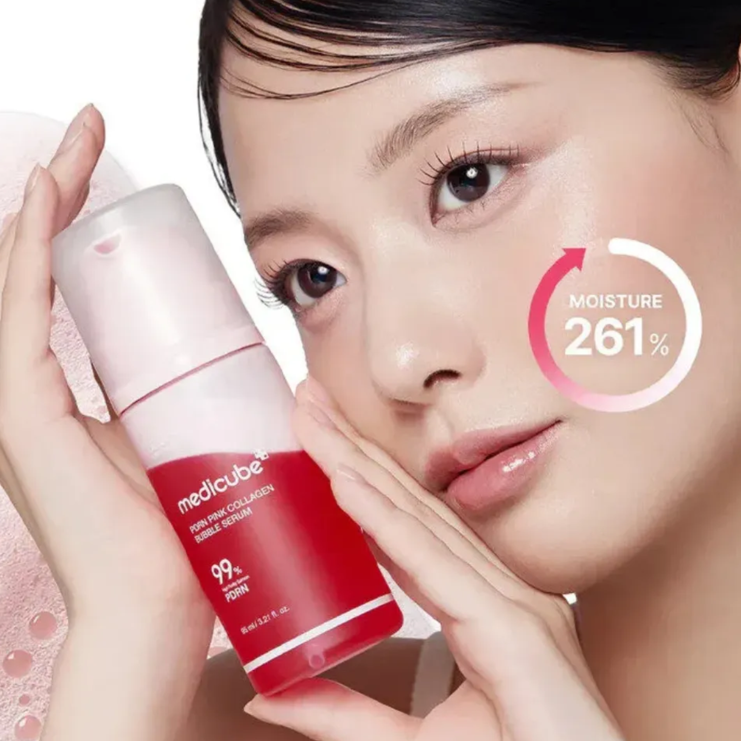 MEDICUBE PDRN Pink Collagen Bubble Serum 95ml