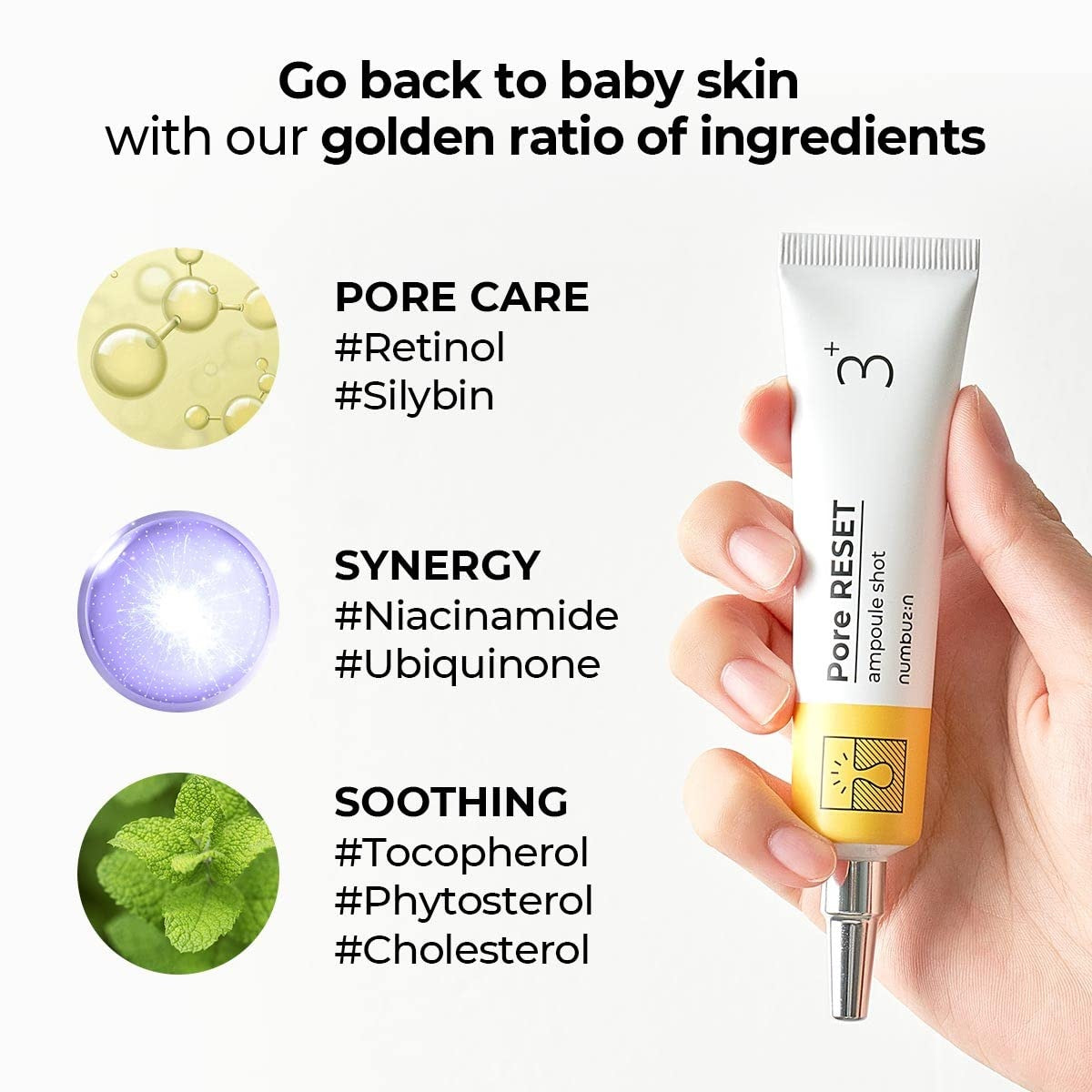 NUMBUZIN No. 3 Pore Reset Ampoule Shot 25ml