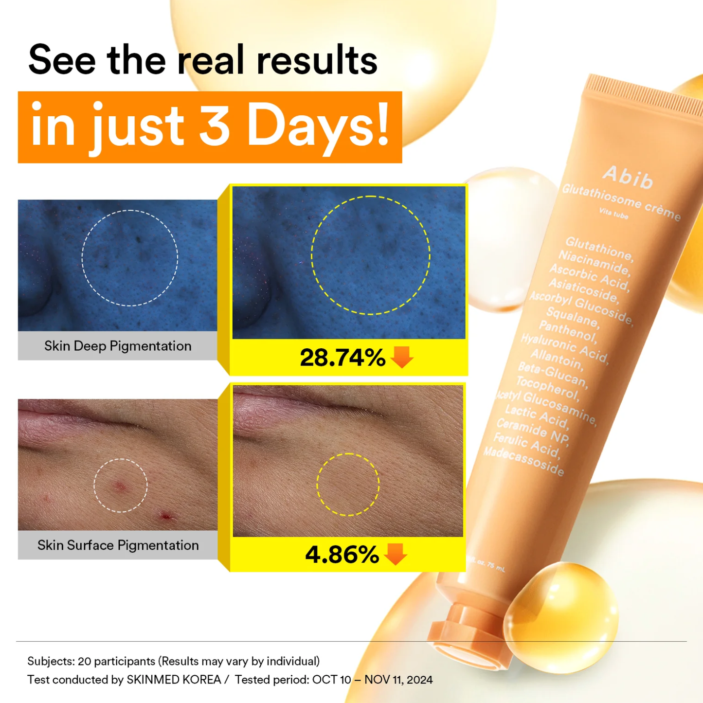 ABIB Glutathiosome Cream Vita Tube 75ml