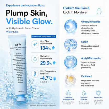 ABIB Hyaluronic Boom Crème Water Tube 75ml