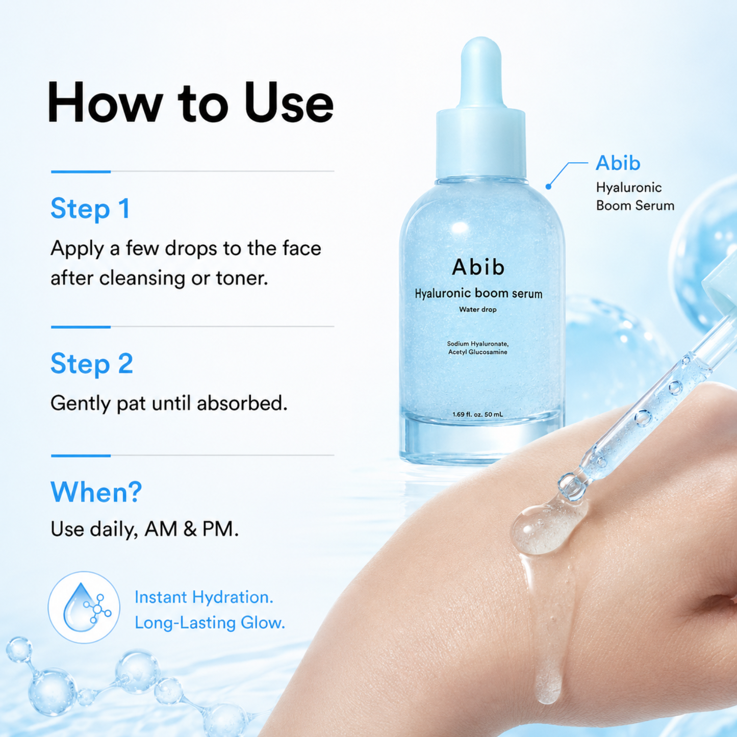 ABIB Hyaluronic Boom Serum Water Drop 50ml