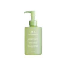 Load image into Gallery viewer, ABIB Pore Cleansing Oil Heartleaf Oil-Wash - a gentle yet effective cleansing oil that removes impurities and excess sebum. Infused with Heartleaf Extract, Jojoba Seed Oil, and Rice Bran Oil, it deeply cleanses while nourishing the skin. The blend of Lavender, Rosemary, and Chamomile Oils soothes and refreshes, leaving your skin soft, balanced, and radiant. Ideal for all skin types, this oil-wash effectively purifies pores without stripping moisture.