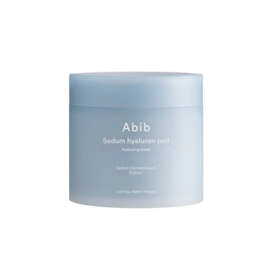 ABIB Sedum Hyaluron Pad Hydrating Touch offers deep hydration and soothing care with Sedum Sarmentosum Extract and multiple forms of Hyaluronic Acid. These pads are designed to deliver moisture and comfort to your skin, leaving it feeling refreshed and revitalized. Ideal for a quick hydration boost.