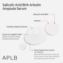 Load image into Gallery viewer, APLB Salicylic Acid BHA Arbutin Ampoule Serum 40ml