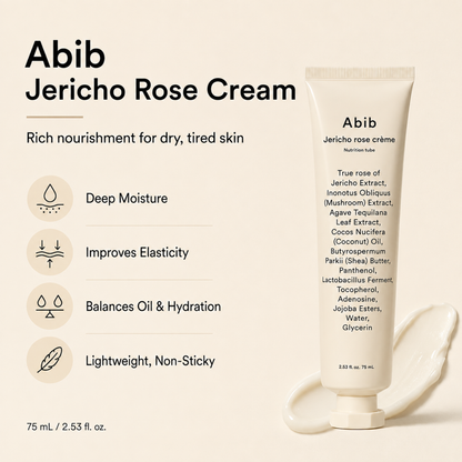 ABIB Jericho Rose Cream Nutrition Tube 75ml