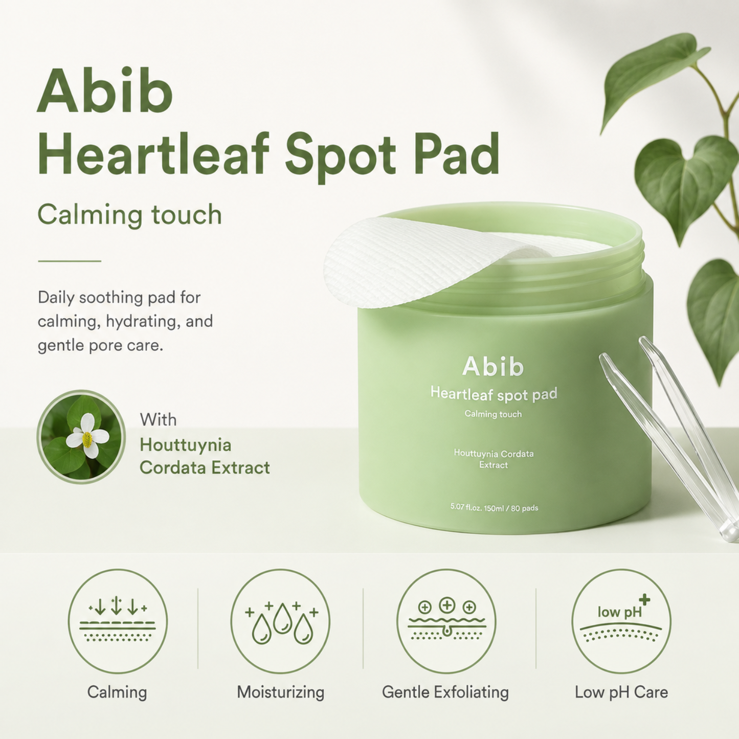 ABIB Heartleaf Spot Pad Calming Touch 80ea