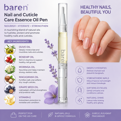BAREN Nail and Cuticle Care Essence Oil Pen 2ml