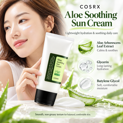 COSRX Aloe Soothing Sun Cream 50ml