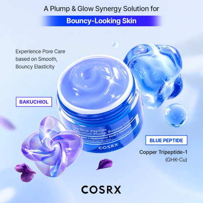 COSRX The Blue Peptide Bakuchiol Plump Bounce Cream 50g