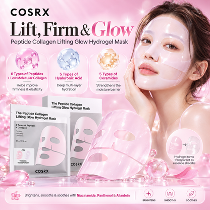 COSRX The Peptide Collagen Lifting Glow Hydrogel Mask