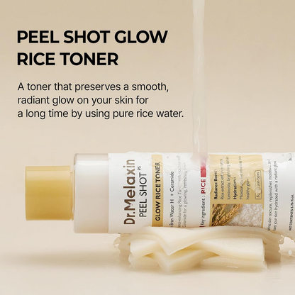 DR. MELAXIN Peel Shot Glow White Rice Toner 200ml