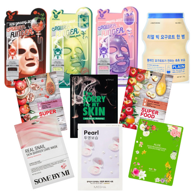 ELIKO GLOW Get the Glow Back Mask Set is a rejuvenating collection of sheet masks crafted to restore radiance and vitality to tired, dull skin. Infused with nourishing and brightening ingredients, this set helps to hydrate, soothe, and revitalize, leaving your skin glowing and refreshed. Perfect for self-care days or as a gift for someone special!