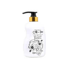 Load image into Gallery viewer, ELIZAVECCA Cer-100 Collagen Coating Hair A+ Muscle Helltornado Shampoo is a powerful repairing shampoo designed to strengthen and revitalize damaged, brittle hair. Enriched with Hydrolyzed Collagen, Keratin, and a blend of botanical extracts like Tea Tree Oil and Ginseng Root, it helps restore elasticity, smooth frizz, and deeply nourish the scalp. With added proteins and Niacinamide, it supports healthier, softer, and shinier hair while providing a refreshing cleanse. Ideal for dry, weak, or chemically tre
