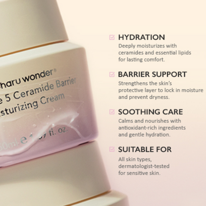 HARUHARU WONDER Black Rice 5 Ceramide Barrier Moisturizing Cream 50ml