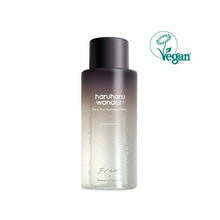 Load image into Gallery viewer, HARUHARU WONDER Black Rice Hyaluronic Toner for Sensitive Skin is a gentle, hydrating toner specially formulated for delicate and easily irritated skin. Infused with Black Rice Extract and Hyaluronic Acid, it delivers deep hydration and improves skin elasticity. Panax Ginseng Root Extract and Aspergillus Ferment provide nourishment and revitalization, while Beta-Glucan and Scutellaria Baicalensis Root Extract soothe and calm sensitivity. Its lightweight texture absorbs quickly, leaving skin soft, balanced, 