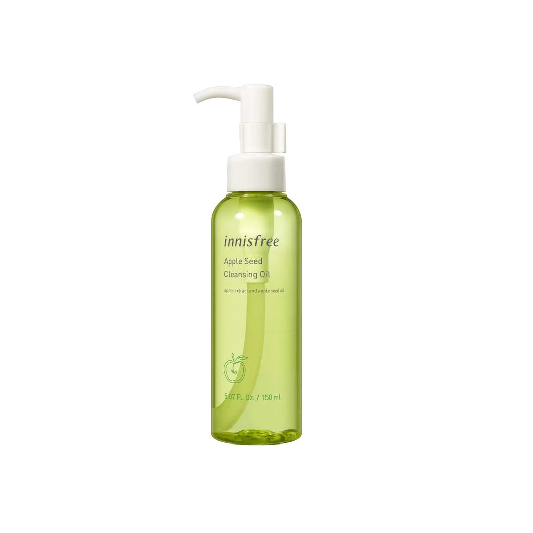 INNISFREE Apple Seed Cleansing Oil is a refreshing and effective cleanser designed to gently dissolve makeup and clear impurities, leaving the skin clean and soft. Enriched with apple seed oil and apple fruit extract, this cleansing oil hydrates and nourishes while it cleanses, ensuring your skin remains moisturized and supple. Its lightweight formula also includes coconut oil, which helps to smooth the skin without leaving any residue. Ideal for daily use, this cleansing oil is perfect for all skin types l