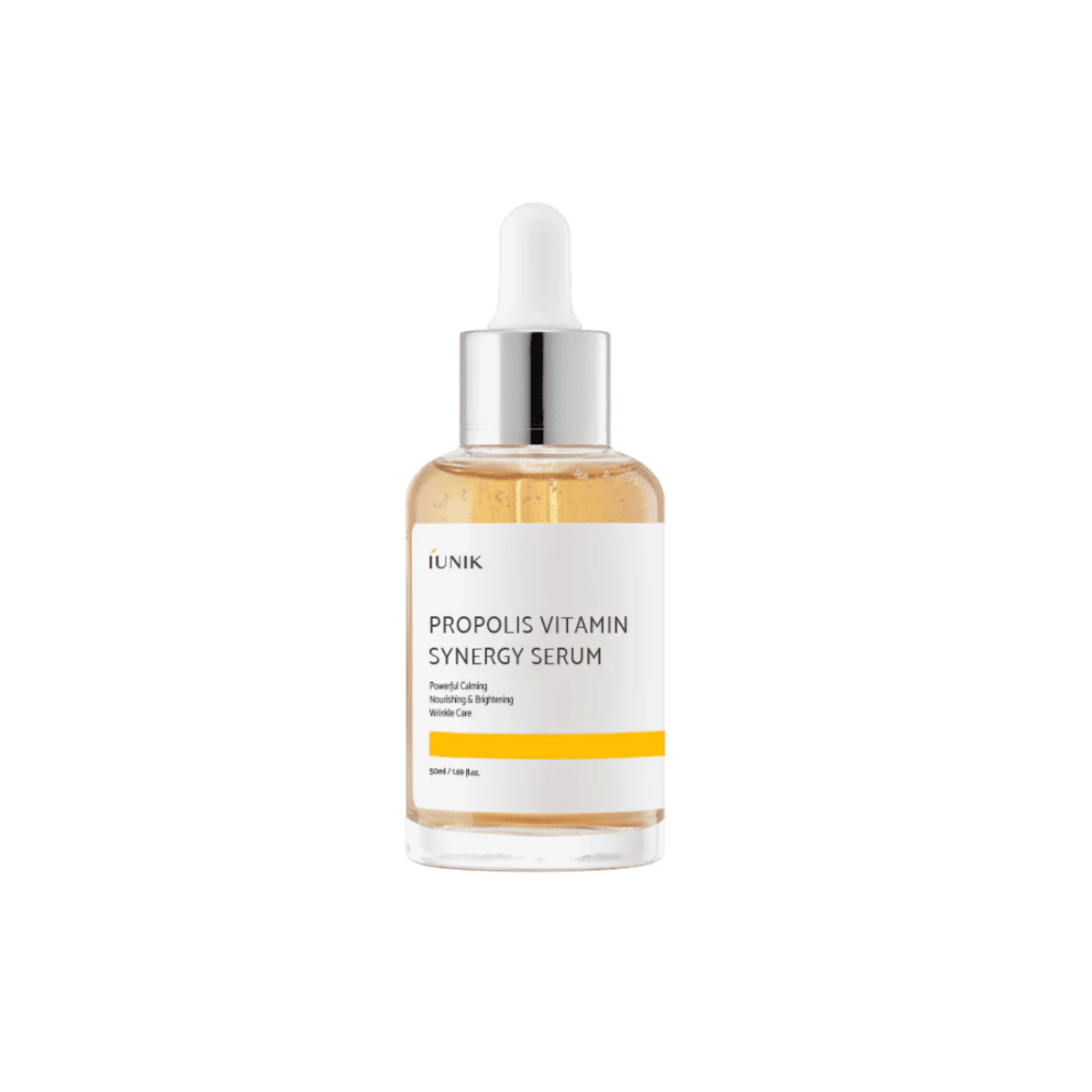 IUNIK Propolis Vitamin Synergy Serum is a soothing, glow-boosting formula that combines Propolis Extract and Vitamin-rich Sea Buckthorn to nourish and brighten the skin. With Niacinamide and Centella, it helps even tone, calm redness, and strengthen the skin barrier. Lightweight and hydrating, it absorbs quickly to leave your skin soft, radiant, and refreshed.