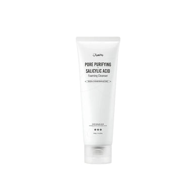 JUMISO Pore Purifying Salicylic Acid Foaming Cleanser is a gentle yet effective cleanser designed to deeply cleanse pores and reduce breakouts. Formulated with Salicylic Acid, it helps to exfoliate and purify the skin, targeting blackheads and excess oil. The addition of Coptis Japonica Root Extract and Hippophae Rhamnoides Extract provides soothing and antioxidant benefits, while Ascorbic Acid brightens the complexion. This foaming cleanser leaves your skin feeling refreshed, clean, and balanced.