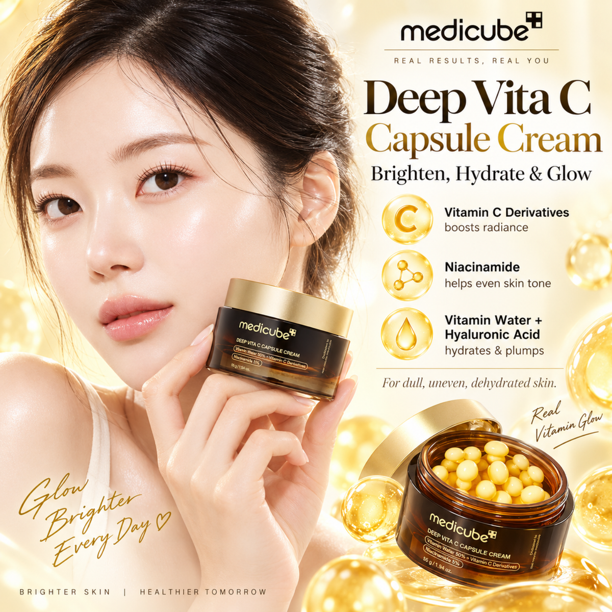 MEDICUBE Deep Vita C Capsule Cream 55ml