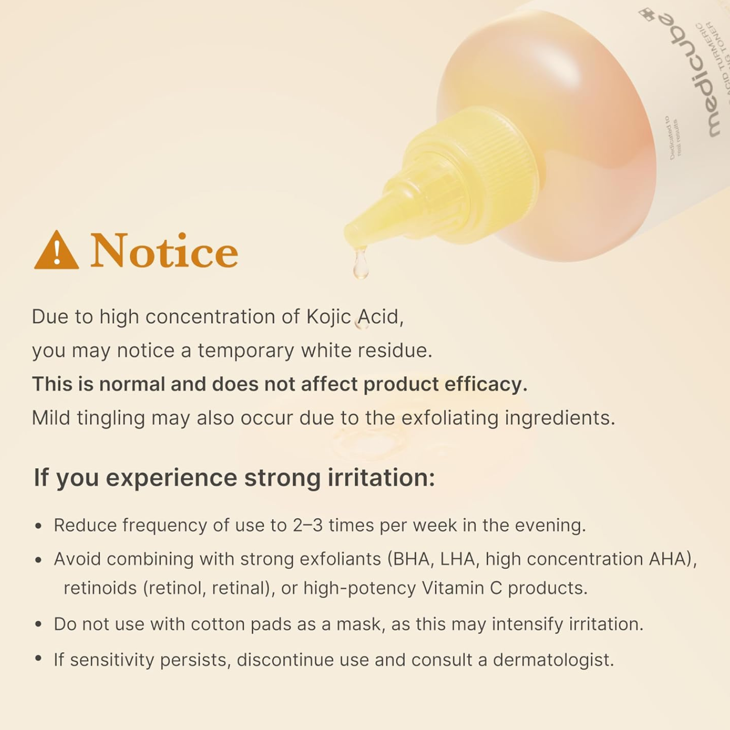 MEDICUBE Kojic Acid Turmeric Resurfacing Toner 250ml