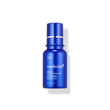 Load image into Gallery viewer, MEDICUBE One Day Exosome Shot Pore Ampoule 2000 is crafted to refine pores and smooth skin texture. This ampoule features Niacinamide and Milk Exosomes to balance oil production and minimize pores. Ingredients like Evening Primrose and Pine Leaf provide elasticity and antioxidant benefits. Panthenol and Adenosine soothe and repair, making this ideal for daily use in achieving a clearer, refined complexion. Suitable for anyone targeting pore concerns.