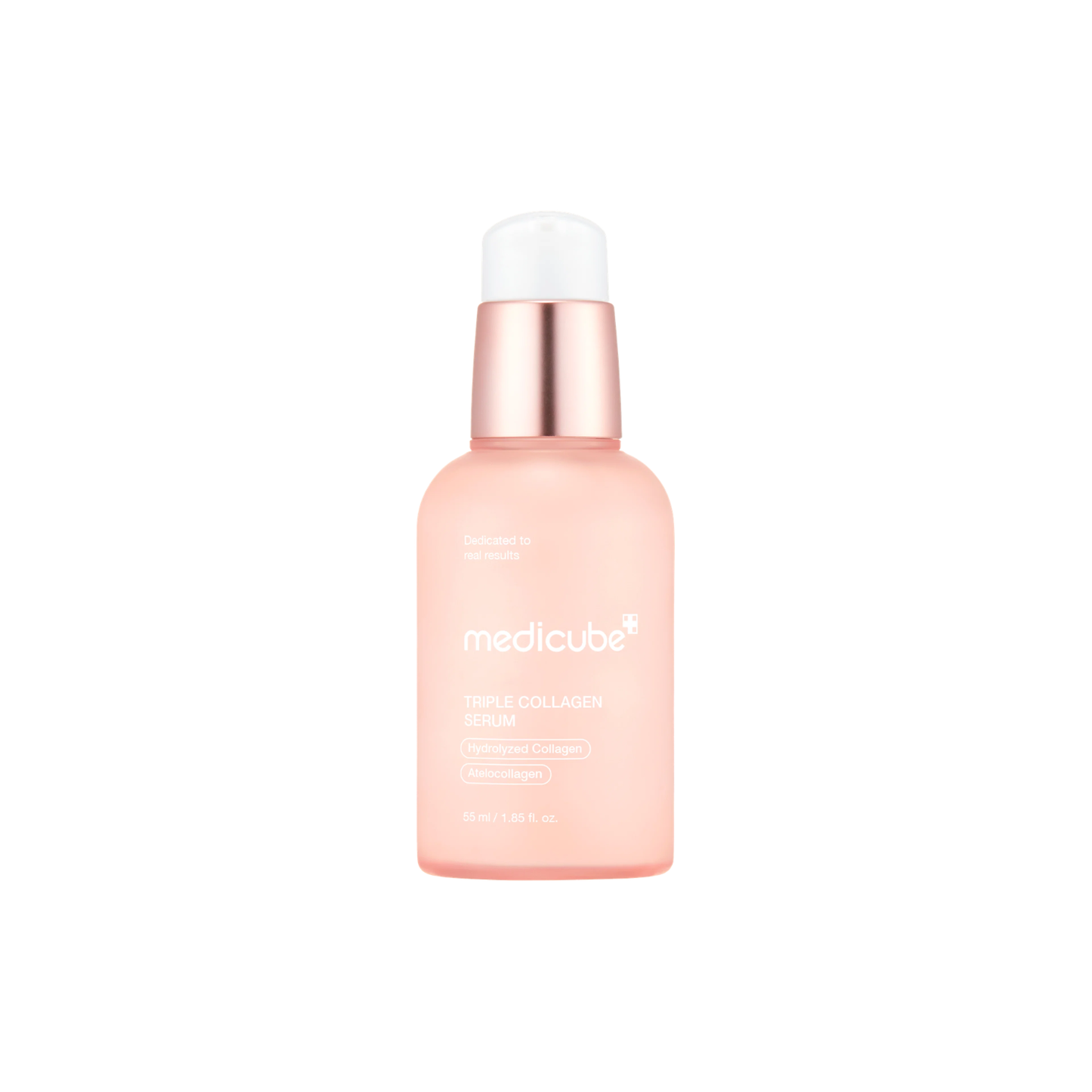MEDICUBE Triple Collagen Serum is a nourishing formula infused with three types of Collagen: Hydrolyzed Collagen, Atelocollagen, and Soluble Collagen. These powerful ingredients work together to deeply hydrate, improve elasticity, and restore firmness. Enhanced with Niacinamide and Hyaluronic Acid, this serum brightens the complexion while providing intense moisture for radiant, healthy-looking skin. Perfect for those seeking to boost hydration and support skin's natural resilience.