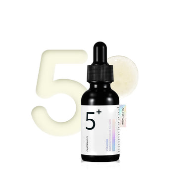 NUMBUZIN No. 5 Vitamin Concentrated Serum is a powerful brightening and nourishing serum formulated to tackle dark spots, uneven skin tone, and dullness. With key ingredients like Niacinamide, Tranexamic Acid, and Ascorbic Acid (Vitamin C), it works to reduce hyperpigmentation and boost skin radiance. The serum also includes 3-O-Ethyl Ascorbic Acid, a stable form of Vitamin C, for enhanced brightening effects. Enriched with botanical extracts like Lingonberry, Turmeric, and Tremella Mushroom, it soothes and