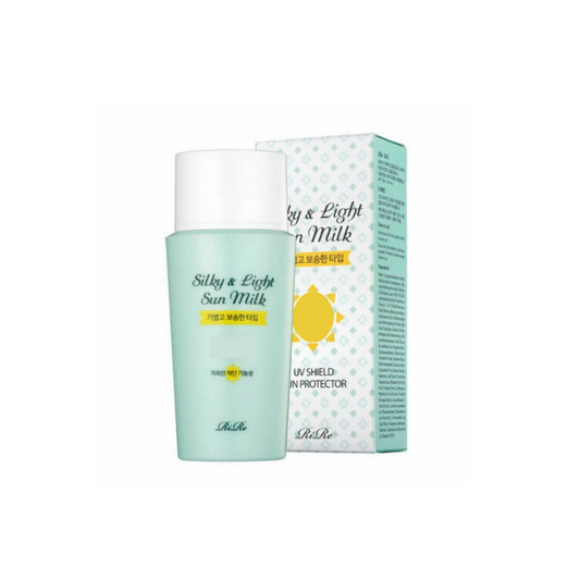 RIRE Silky & Light Milk offers a lightweight, hydrating formula that leaves your skin smooth and refreshed. Infused with Niacinamide and botanical extracts like Aloe Vera, Blueberry, and Cucumber, it nourishes and soothes while maintaining moisture balance. Enriched with Galactomyces Ferment Filtrate and Propolis Extract, it helps improve skin texture and promote a radiant complexion. Its silky texture absorbs effortlessly, providing a soft and comfortable finish.&nbsp;