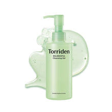 Load image into Gallery viewer, TORRIDEN Balanceful Cleansing Gel is a gentle yet effective cleanser that deeply cleanses while soothing and hydrating the skin. Formulated with the 5D Cica Complex, including Centella Asiatica Extract, Madecassoside, and Asiatic Acid, it calms irritated skin and supports the skin barrier. Enriched with Panthenol, Ceramide NP, and Witch Hazel Extract, this cleansing gel helps maintain moisture and leaves the skin feeling refreshed and balanced. Ideal for sensitive and acne-prone skin, it gently removes impu