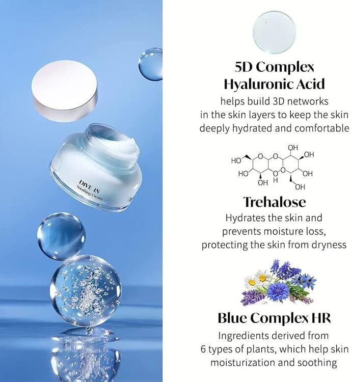 TORRIDEN DIVE-IN Low Molecular Hyaluronic Acid Soothing Cream 100ml