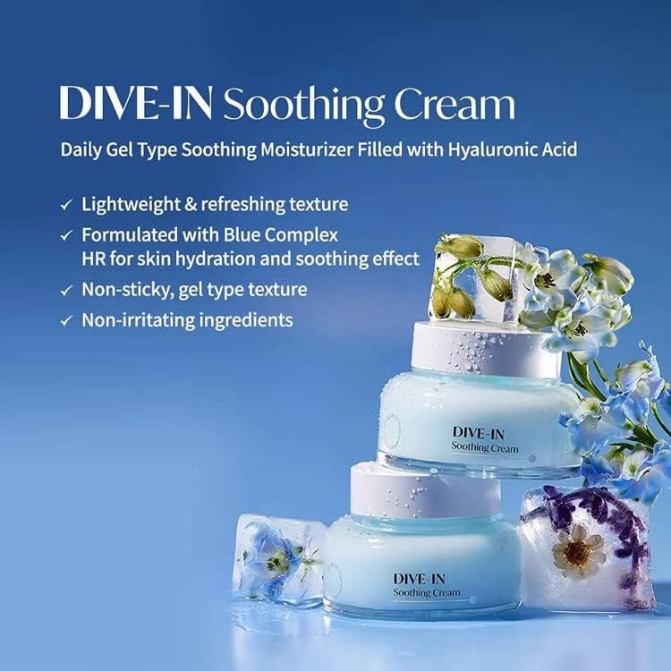 TORRIDEN DIVE-IN Low Molecular Hyaluronic Acid Soothing Cream 100ml