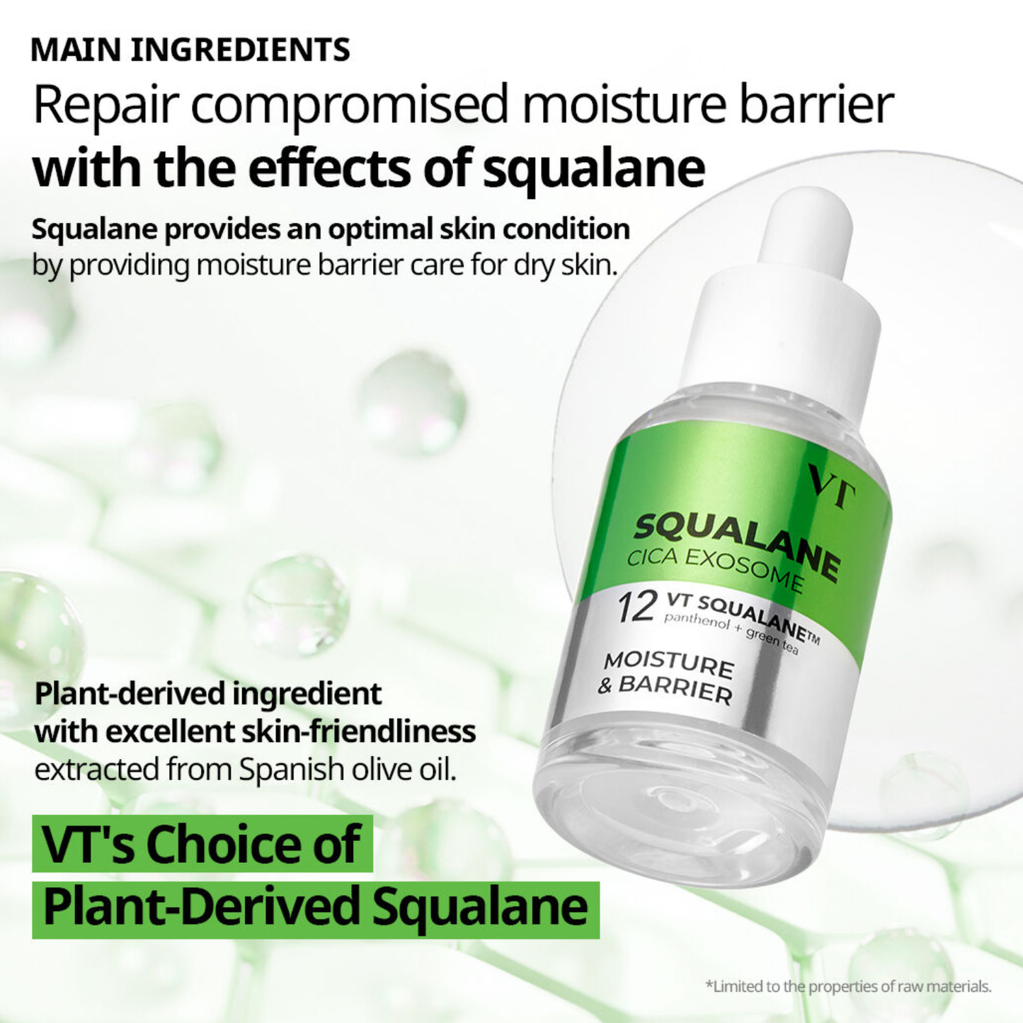 VT Squalane S4 Moisture Ampoule 30ml