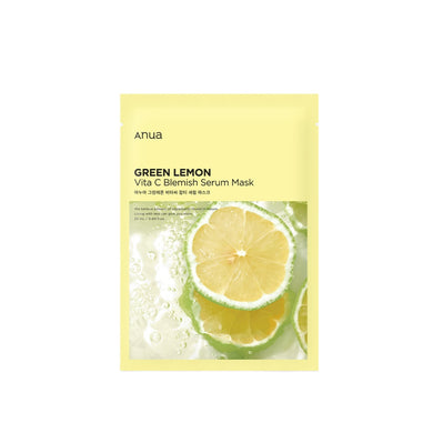 ANUA Green Lemon Vita C Blemish Serum Mask