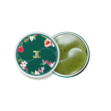 Load image into Gallery viewer, JAYJUN Green Tea Eye Gel Patch is designed to soothe, hydrate, and brighten the under-eye area. Infused with Green Tea Leaf Powder and Sodium Hyaluronate, these patches deliver intense hydration while calming puffiness. Enriched with Niacinamide and botanical extracts like Licorice Root and Peony Root, they help brighten dark circles and improve skin elasticity. Perfect for tired eyes, these patches leave the under-eye area feeling refreshed, smooth, and revitalized. Ideal for all skin types.
