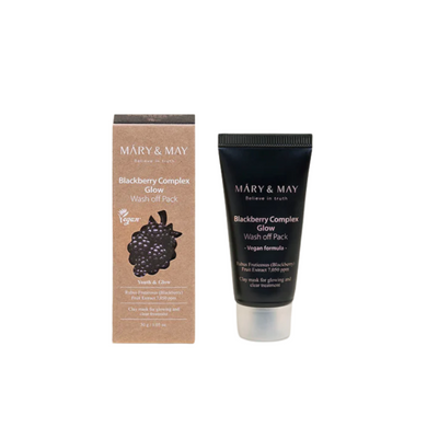 MARY & MAY Blackberry Complex Glow Wash Off Pack