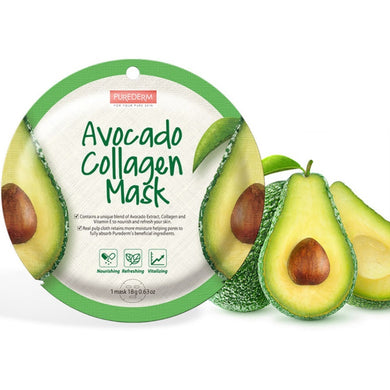 PUREDERM Avocado Collagen Mask